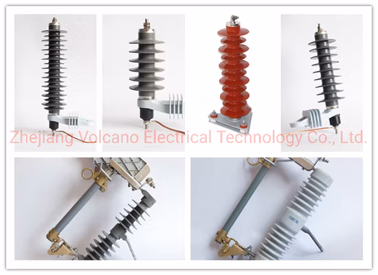 36kv Outdoor Power Distribution Silicon Gapless Lightning Surge Arrester